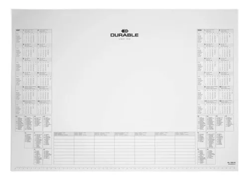 Könyökalátét tömb, 570x410 mm, éves naptárral, DURABLE