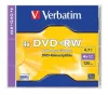 DVD+RW lemez, újraírható, 4,7GB, 4x, 1 db, normál tok, VERBATIM