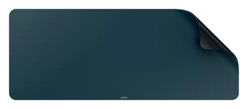 Asztali alátét egérpaddal, 100x40 cm, LEITZ, sötétszürke