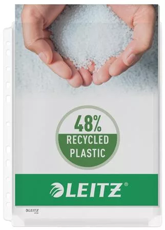Genotherm, lefűzhető, A4, 170 mikron, narancsos felület, 20 mm, LEITZ "Jumbo"