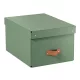 Tárolódoboz, M méret, LEITZ "Puro", zsályazöld