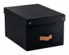 Tárolódoboz, M méret, LEITZ "Puro", fekete