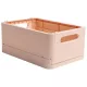 Tárolódoboz, A5+, összecsukható, EXACOMPTA "Skandi", nude