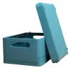 Tárolódoboz, A5+, összecsukható, EXACOMPTA "Skandi", nyugodt kék