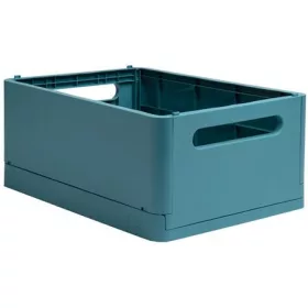   Tárolódoboz, A4+, összecsukható, EXACOMPTA "Skandi", nyugodt kék