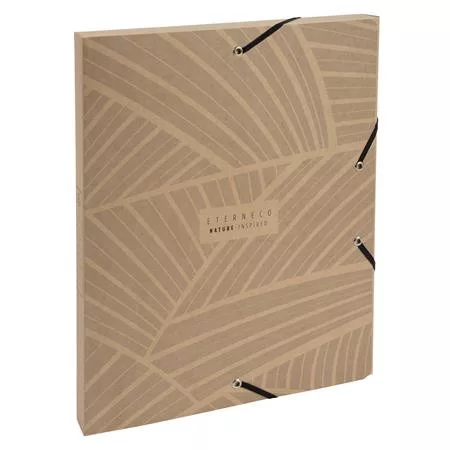 Gumis mappa, karton, A4, 25 mm, EXACOMPTA "Eterneco", vegyes minta