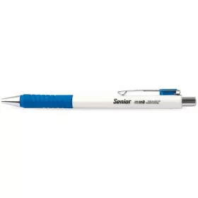   Golyóstoll, 0,4 mm, nyomógombos, FLEXOFFICE "Senior", kék