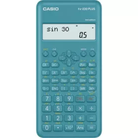   Számológép, tudományos, 181 funkció, CASIO "FX-220Plus 2E", türkiz