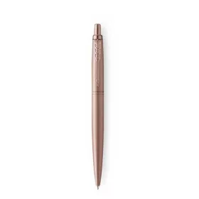   Golyóstoll, 0,7 mm, nyomógombos, rózsaszín klip, rózsaszín tolltest, PARKER, "Royal Jotter XL", kék