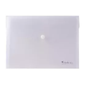   Irattartó tasak, A5, PP, patentos, VICTORIA OFFICE, áttetsző
