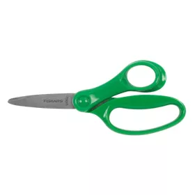Olló, iskolai, 15 cm, FISKARS, zöld