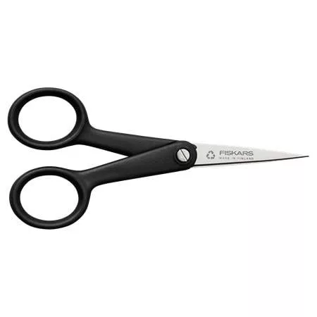 Hímzőolló, 13 cm, FISKARS "Functional Form Renew", fekete