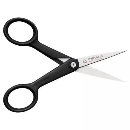 Hímzőolló, 13 cm, FISKARS "Functional Form Renew", fekete