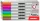 Tábla- és flipchart marker készlet, 1-3 mm kúpos, KORES "K-Marker W1", 6 különböző szín