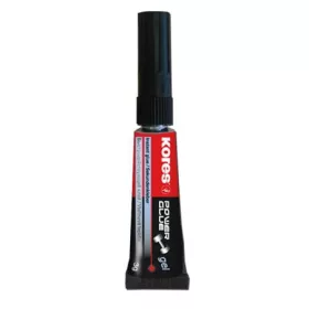   Pillanatragasztó gél, 3 g, KORES "Power Glue Gel"