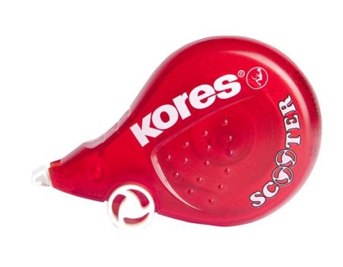 Hibajavító roller, 4,2 mm x 8 m, KORES "Scooter", piros