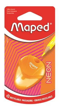 Hegyező, egylyukú, tartályos, MAPED "I-Gloo Neon", vegyes színek