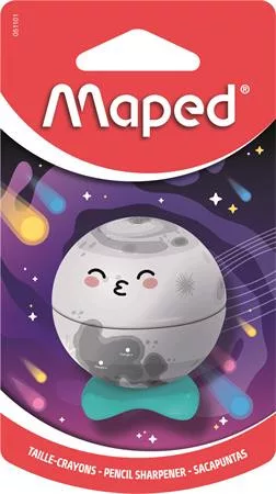 Hegyező, egylyukú, tartályos, MAPED „Planet”, bolygók, vegyes minták