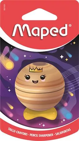 Hegyező, egylyukú, tartályos, MAPED „Planet”, bolygók, vegyes minták