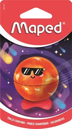 Hegyező, egylyukú, tartályos, MAPED „Planet”, bolygók, vegyes minták