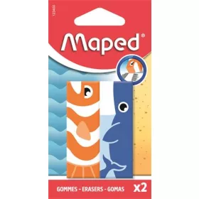 Radír, állatos, MAPED „Animals”, vegyes minták, 2 db