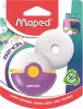 Radír, műanyag tokos, utántöltővel, MAPED "Zenoa", vegyes színek