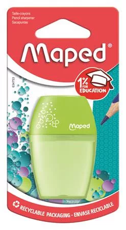 Hegyező, egylyukú, tartályos, MAPED "Shaker", vegyes színek