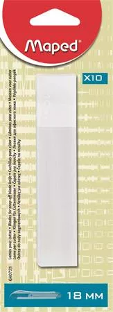 Pótkés 18 mm-es univerzális késhez, MAPED, 10 db/bliszter