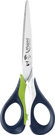 Olló, általános, 16 cm, balkezes, MAPED "Sensoft 3D", vegyes színek