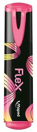 Szövegkiemelő készlet, 1-5 mm, MAPED "Fluo Peps Flex", 4 különböző szín