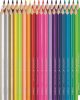 Színes ceruza készlet, háromszögletű, MAPED "Color'Peps Star", 36 különböző szín