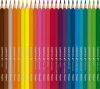 Színes ceruza készlet, háromszögletű, MAPED "Color'Peps Star", 72 különböző szín