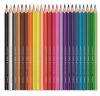 Akvarell ceruza készlet, háromszögletű, ecsettel, MAPED "Color'Peps", 24 különböző szín