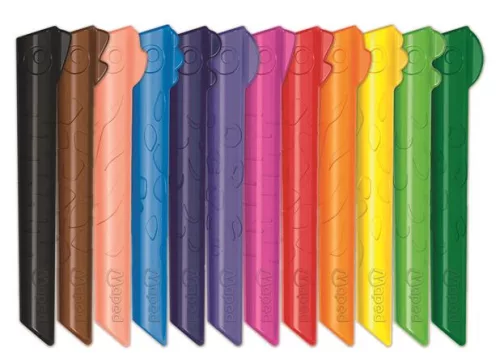 Színes ceruza készlet, háromszögletű, MAPED „Color'Peps Infinity Kidy”, 12 különböző szín