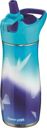 Kulacs, 580 ml, rozsdamentes acél, MAPED PICNIK "Concept Kids Arctic", jégvilág