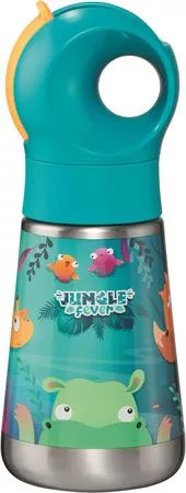Kulacs, 350 ml, rozsdamentes acél, MAPED PICNIK "Jungle Fever"