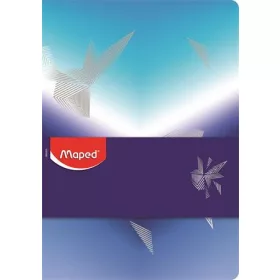   Jegyzetfüzet, tűzött, A5, vonalas, MAPED „Arctic jégvilág”