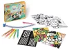 Fújós filctoll készlet, csíkozás, MAPED CREATIV "Blow pen Art"