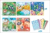 Matrica készlet, geometriai, MAPED CREATIV "Geometric Stickers", a világ állatai