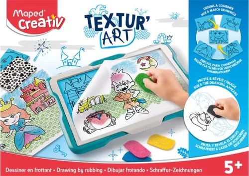Rajztábla, kastélyok, MAPED CREATIV „Textur' Art”