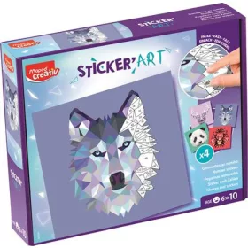   Kreatív matricás készlet, állatok, MAPED CREATIV "Sticker' Art"