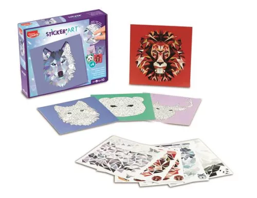Kreatív matricás készlet, állatok, MAPED CREATIV "Sticker' Art"