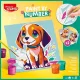 Számfestő készlet, kutya és róka, MAPED CREATIV "Paint by number"