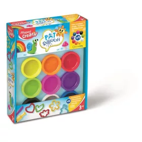   Gyurma és formázó készlet, 21 darabos, MAPED CREATIV "Pat Dough"