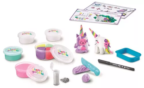 Modellező gyurmakészlet, levegőre száradó, mágikus, MAPED CREATIV "Modeling Friends Magical"