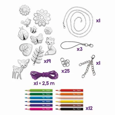 Mágikus ékszerkészítő készlet, MAPED CREATIV "Imagin' Style"
