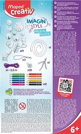 Mágikus ékszerkészítő készlet, MAPED CREATIV "Imagin' Style"