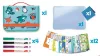 Kreatív készségfejlesztő tábla, utazótáskával, állati móka, MAPED CREATIV "Travel Board"