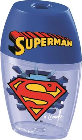 Hegyező, egylyukú, tartályos, MAPED "Superman Shaker"