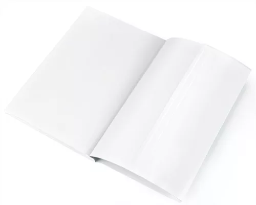 Füzet- és könyvborító, áttetsző, fényes felület, állítható széllel, öntapadó csíkkal 550x310 mm, PP, PANTA PLAST
